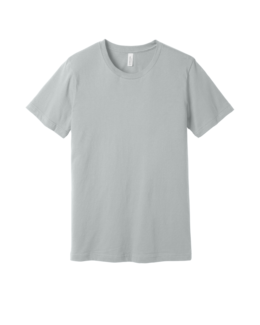 Front view of grey Premium Soft T-shirt