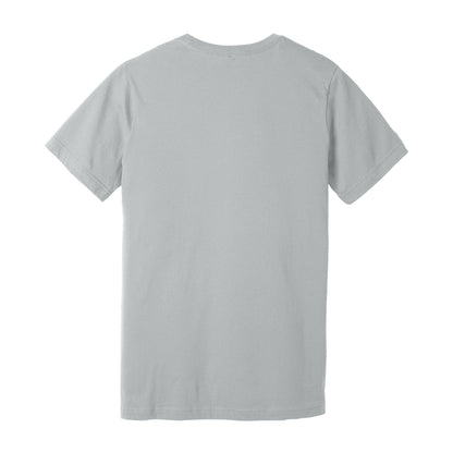 Back view of grey Premium Soft T-shirt