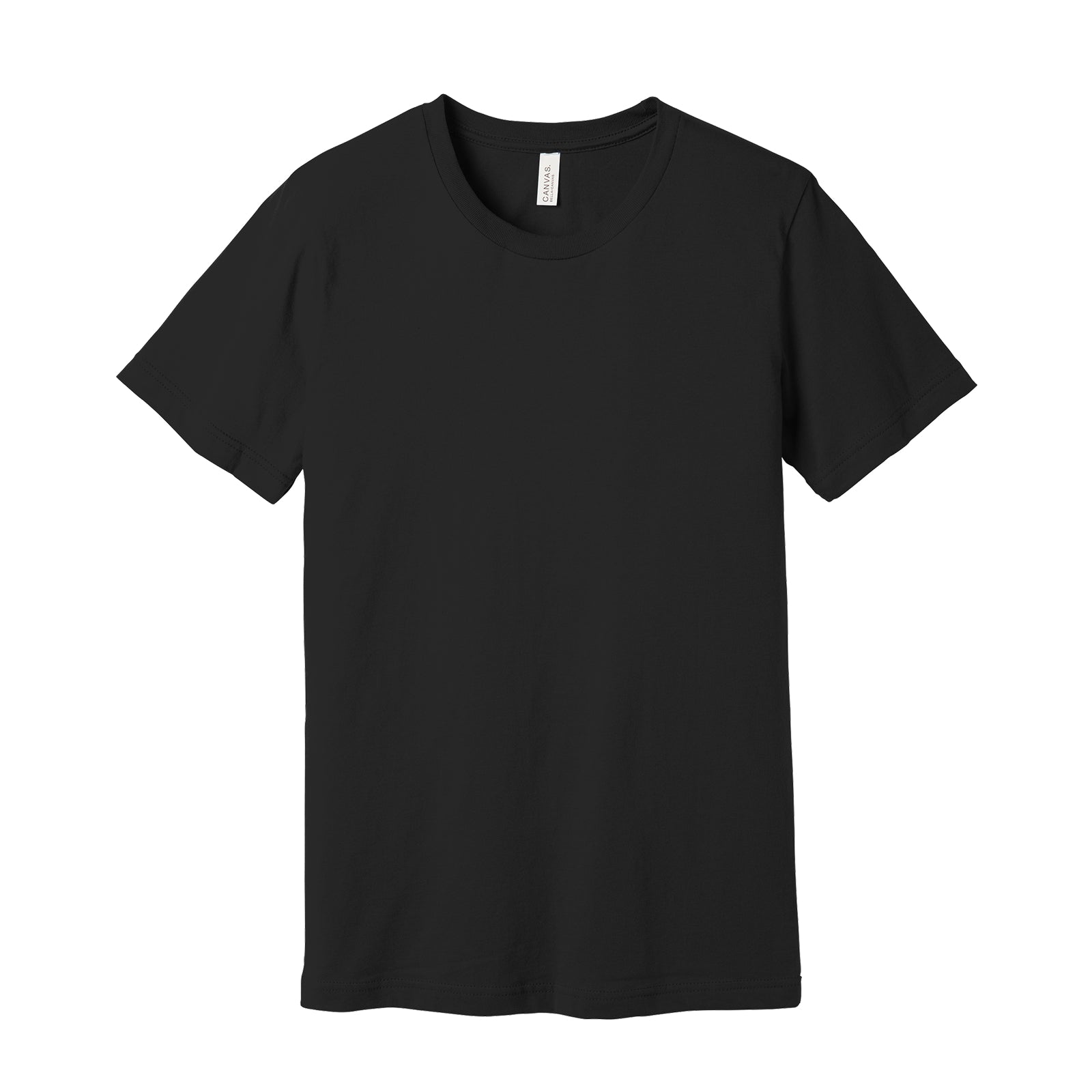 Front view of black Premium Soft T-shirt