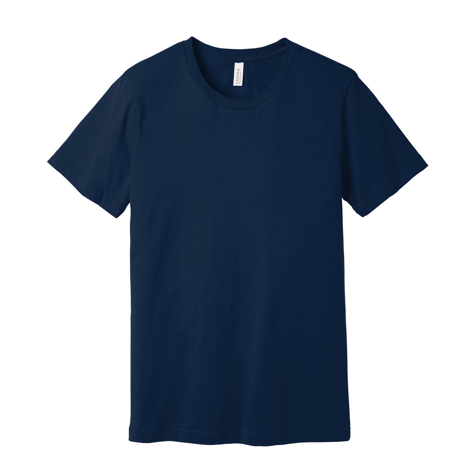 Front view of navy blue Premium Soft T-shirt