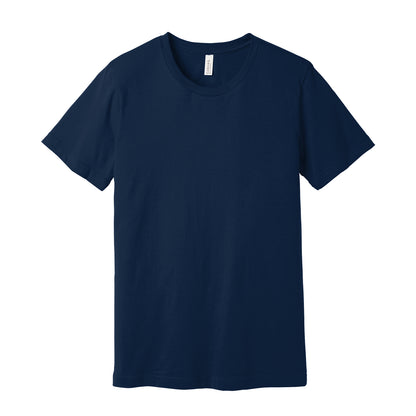 Front view of navy blue Premium Soft T-shirt