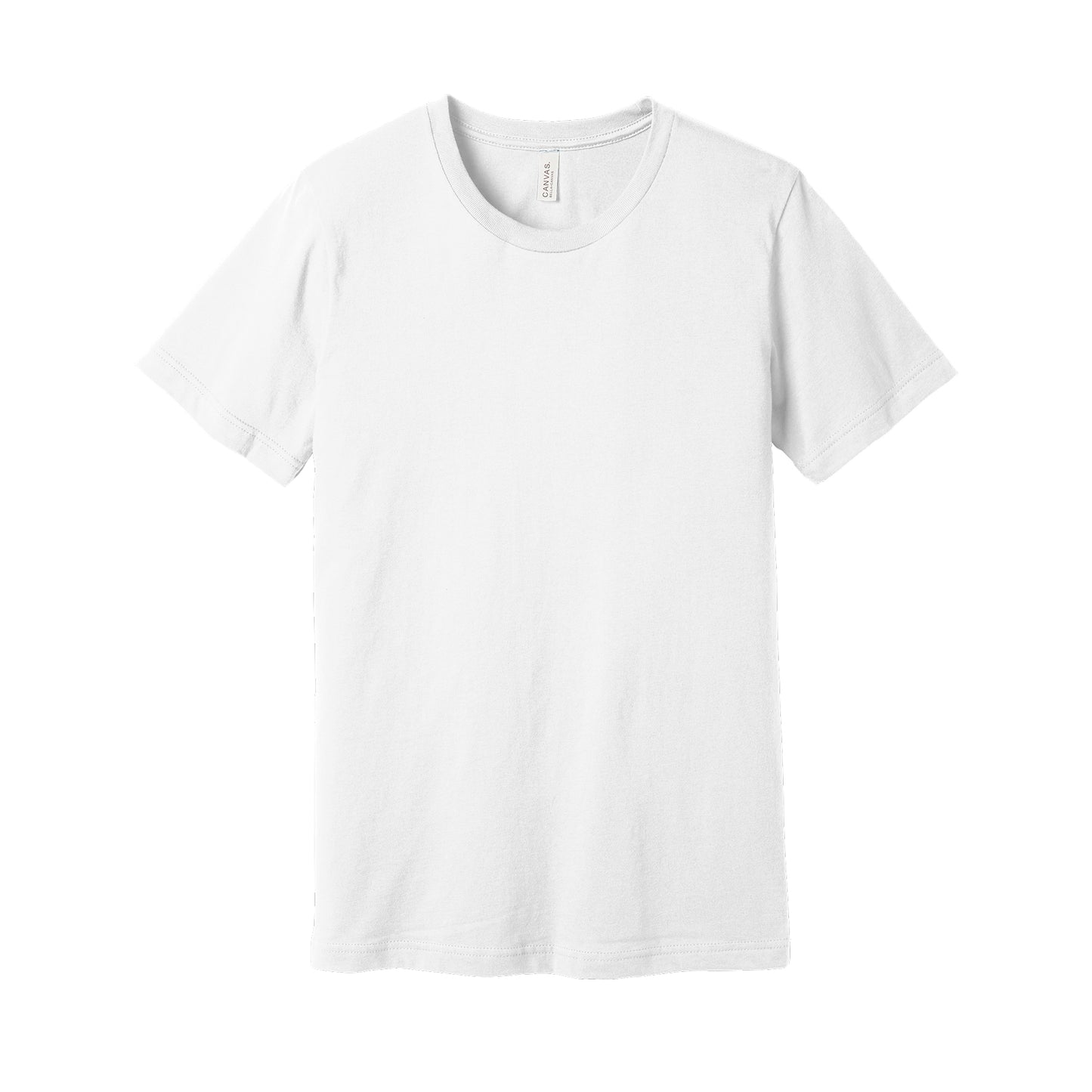Front view of white Premium Soft T-shirt