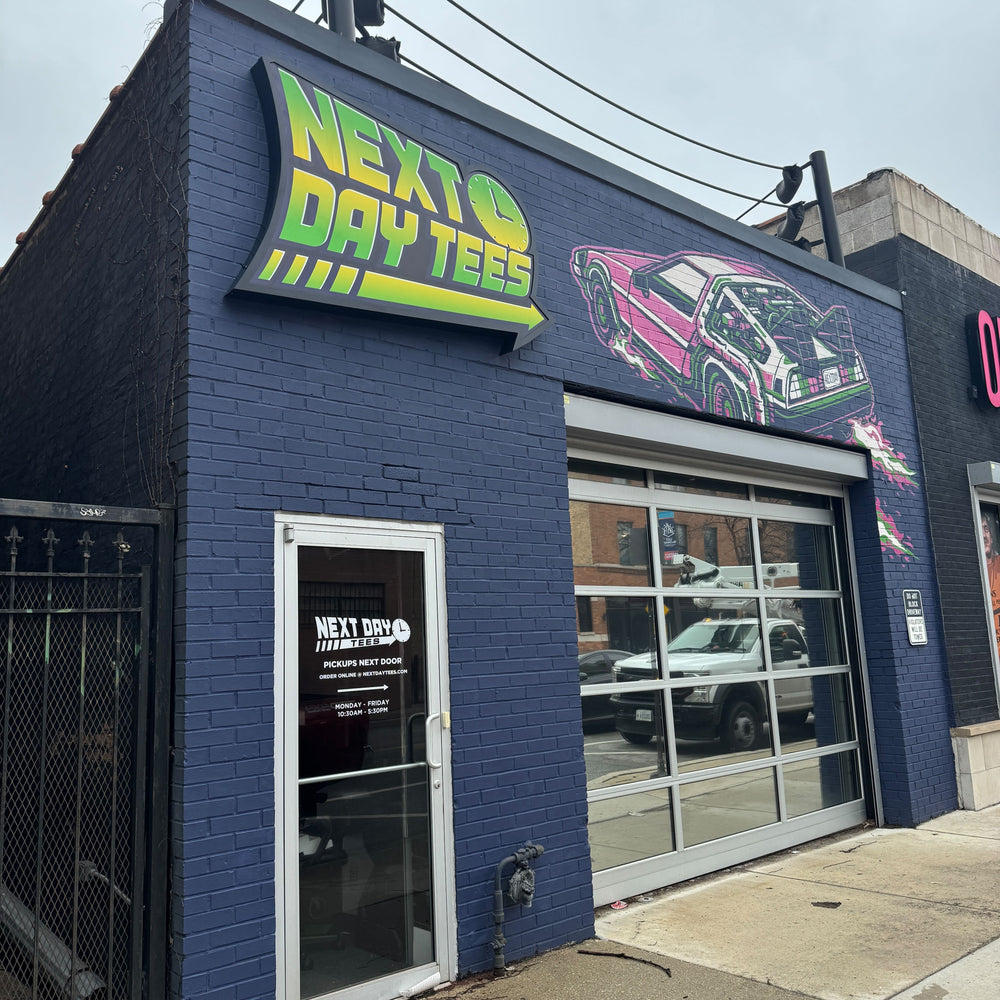 Next Day Tees Storefront in Chicago