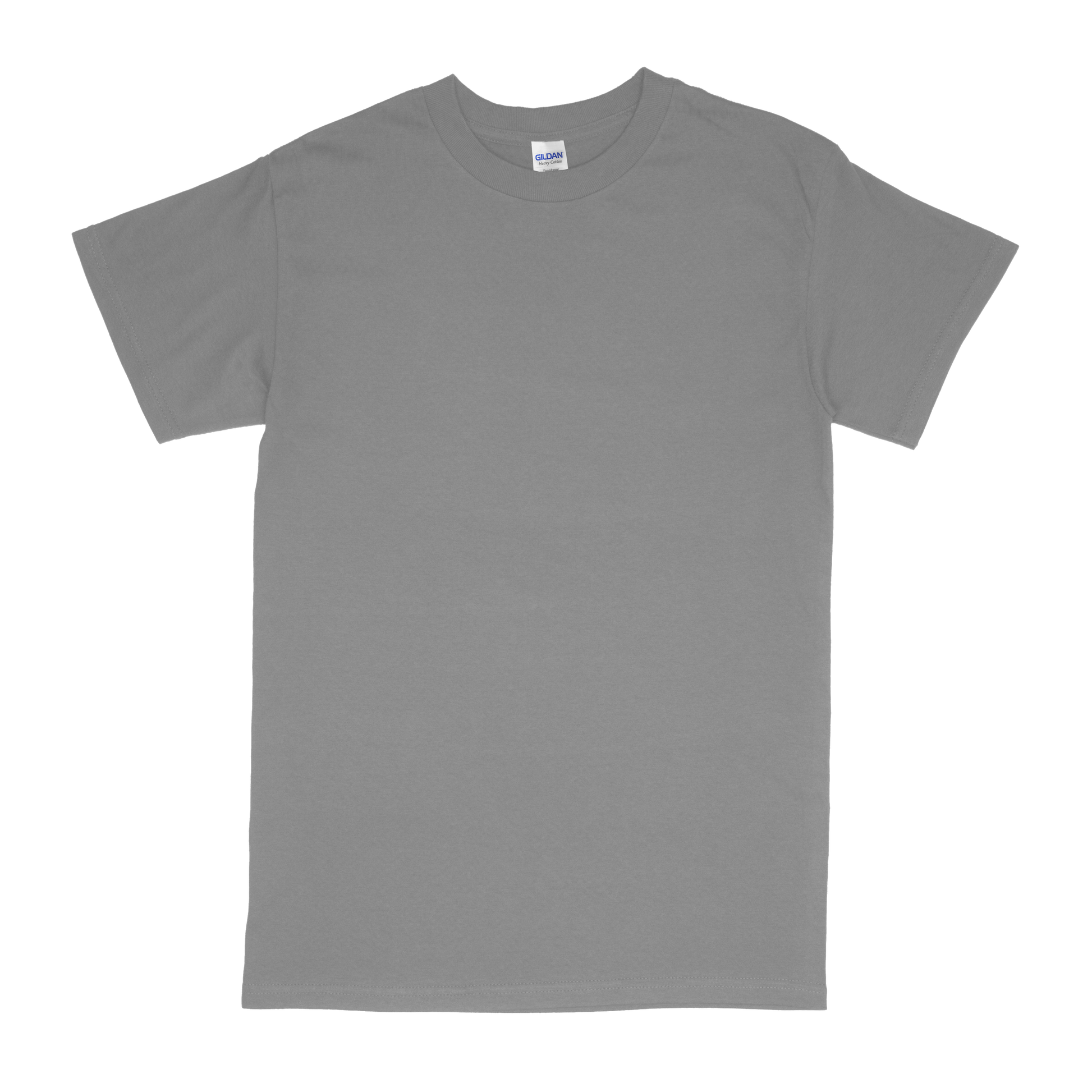 Back view of grey Standard Basic T-shirt