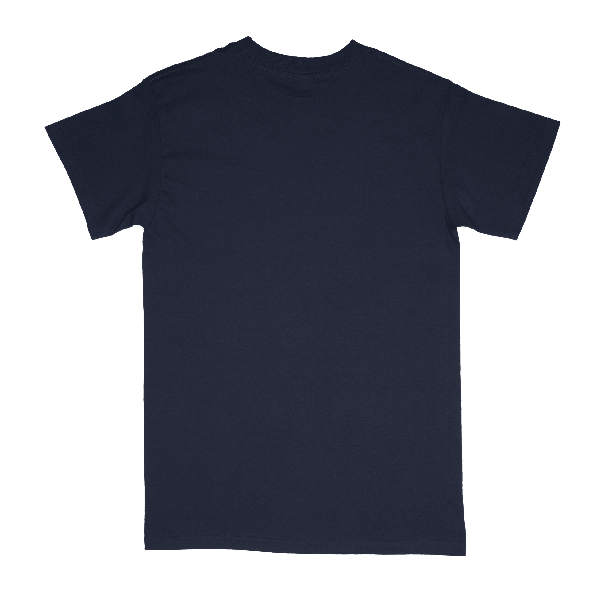 Back view of navy blue Standard Basic T-shirt