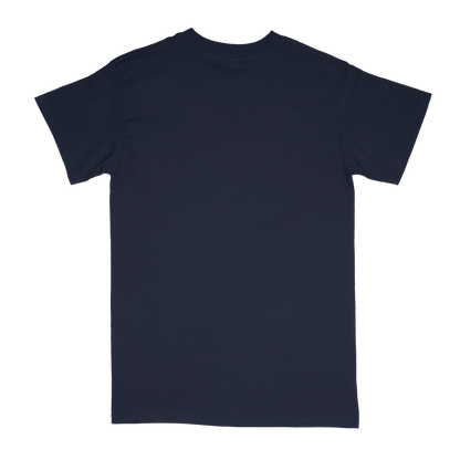 Back view of navy blue Standard Basic T-shirt
