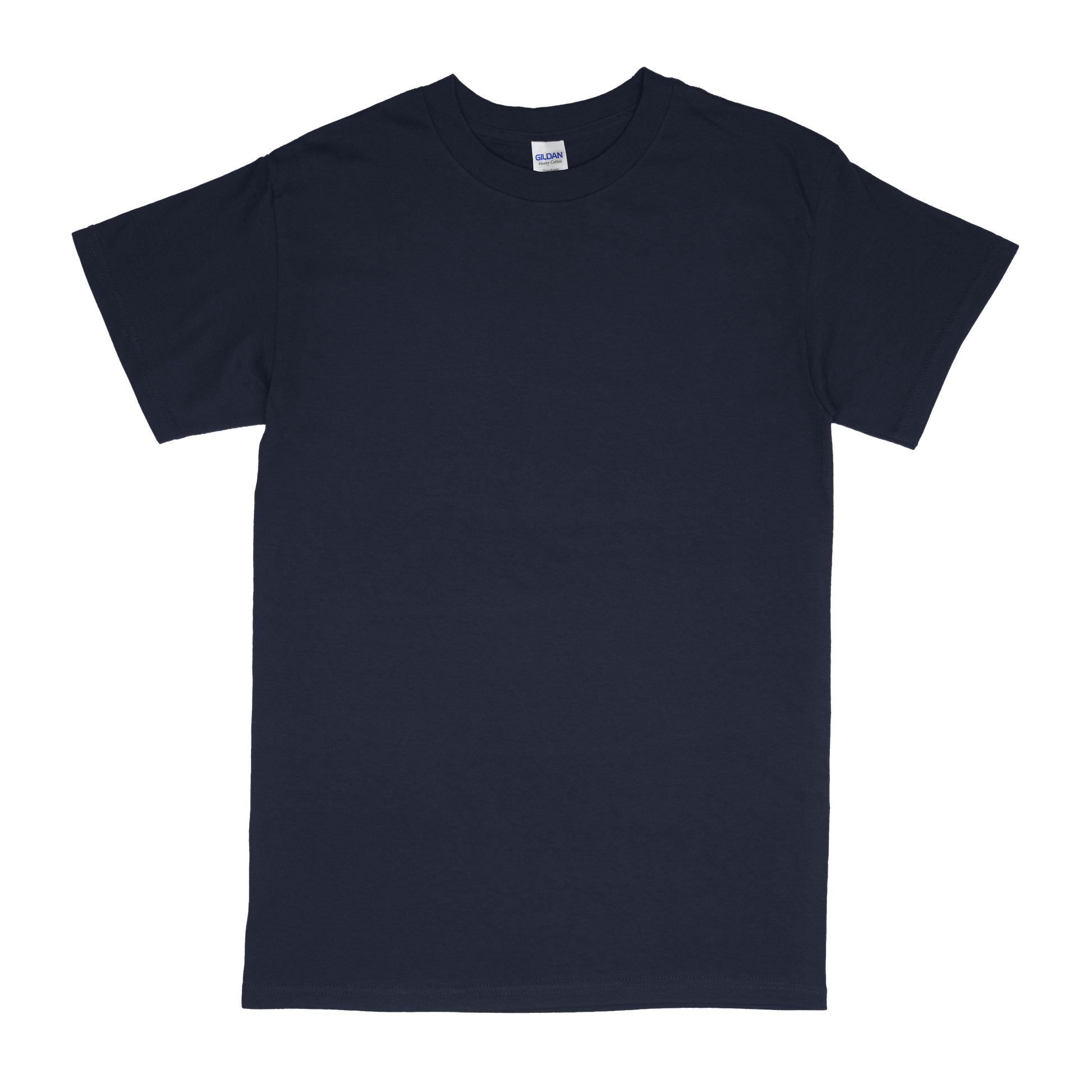 Front view of navy blue Standard Basic T-shirt