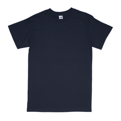 Front view of navy blue Standard Basic T-shirt