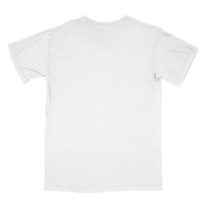 Back view of white Comfort Heavyweight T-shirt