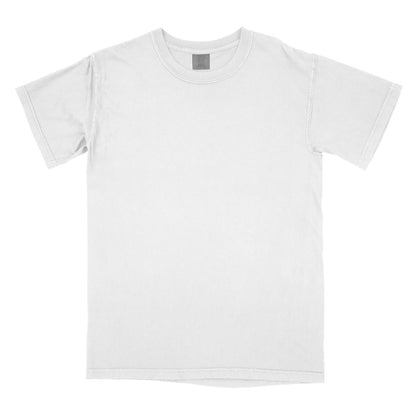 Front view of white Comfort Heavyweight T-shirt